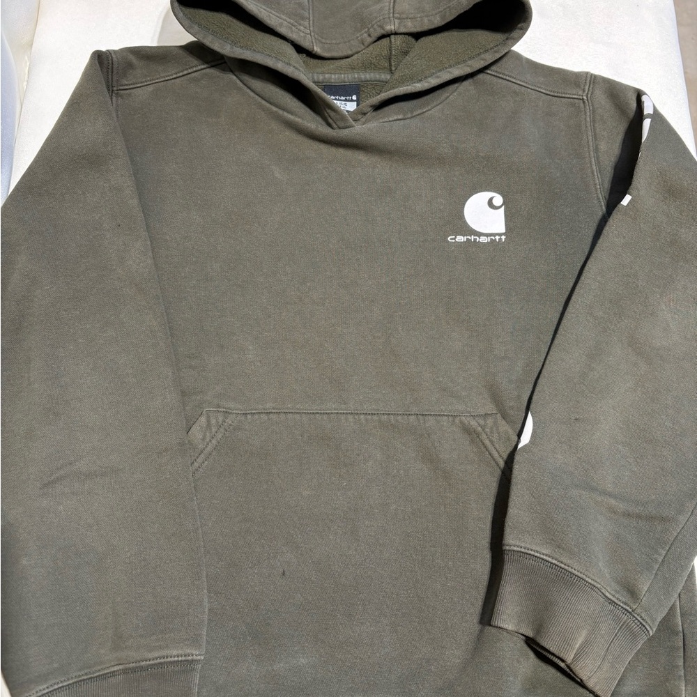 Carhartt Youth Olive Hoodie